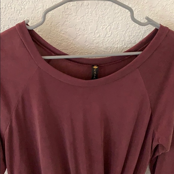 Casalee Front Gathered Blouse - Picture 2 of 7